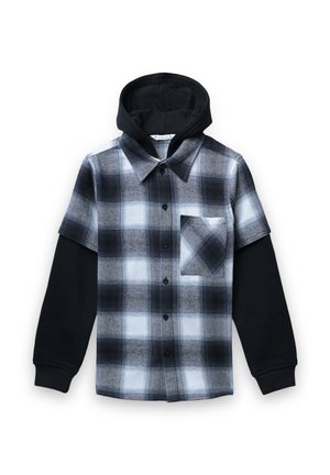 QUADRI - Camicia - var nero ultrablack
