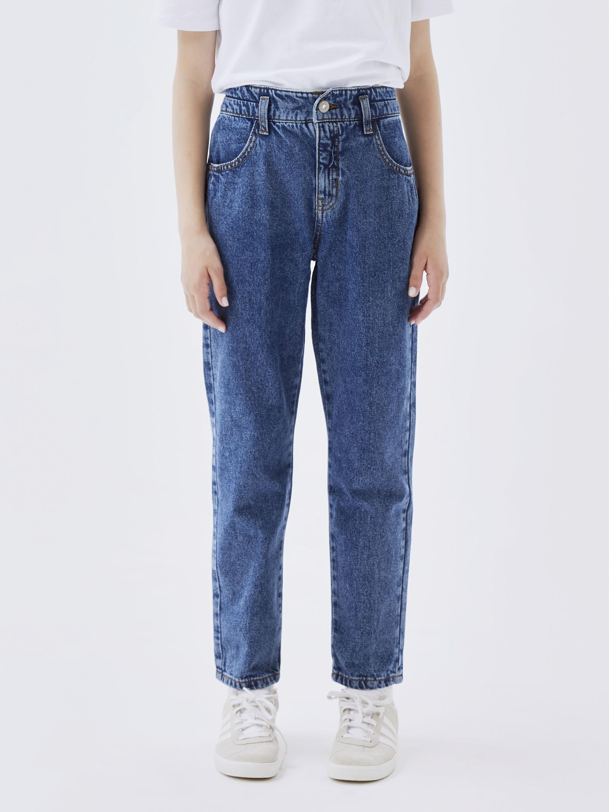 Jeans NAME IT Mom Pant Per Bambine E Ragazze - Taglio Noos, 100% Cotone, Vita Normale