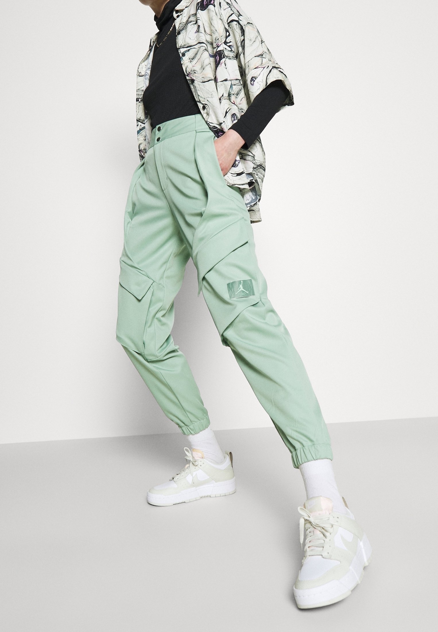 jordan green cargo pants