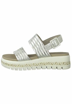 Sandalias con plataforma - cloudy gold