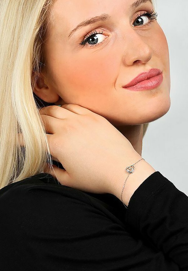 DIAMANT - Armband - weißgoldfarben