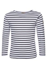 Armor lux LOCTUDY MARINIÈRE - Langærmet T-shirt - blanc/navire