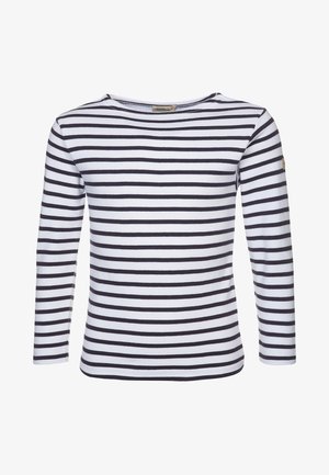 Armor lux LOCTUDY MARINIÈRE - T-shirt à manches longues - blanc/navire