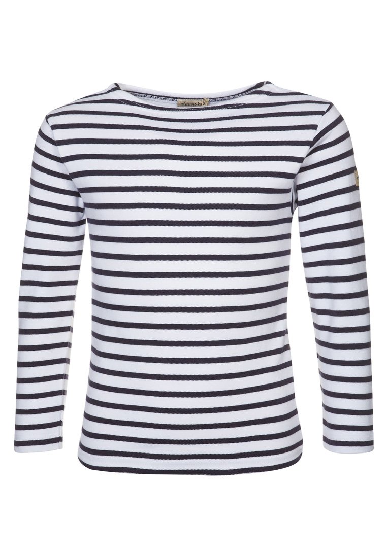 Armor lux LOCTUDY MARINIÈRE - Langærmet T-shirt - blanc/navire