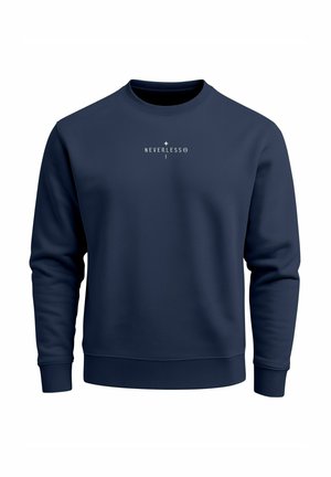 PULLOVER MIT BACKPRINT FASHION STREETWEAR - Sweatshirt - navy