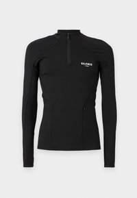 TECHNICAL ZIP LONG SLEEVE UNISEX - Long sleeved top - anthracite black