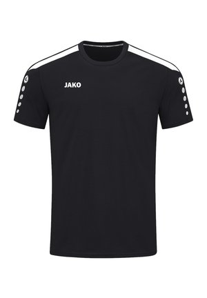 FUSSBALL - TEAMSPORT - POWER  - Sports T-shirt - schwarzweiss