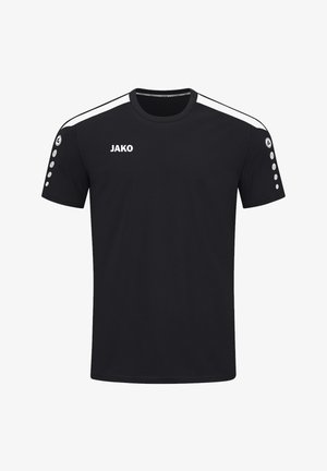 JAKO FUSSBALL - TEAMSPORT - POWER - T-Shirt sport - schwarzweiss