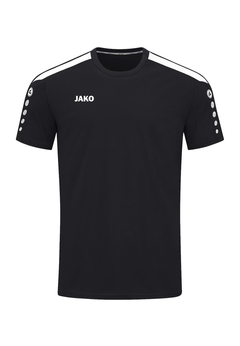 JAKO FUSSBALL - TEAMSPORT - POWER  - T-Shirt sport - schwarzweiss