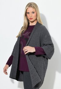 Ulla Popken Cardigan - medium mottled grey