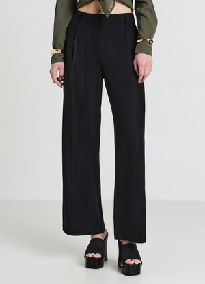 PALAZZO - Stoffhose - ultrablack