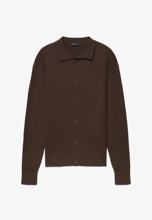 Calliope, MAGLIA TINTA UNITA - Gilet - marrone