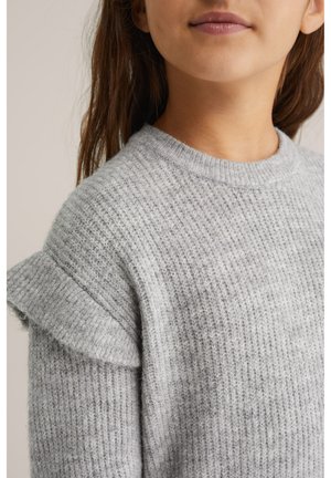 WE Fashion Gebreide jurk - grey