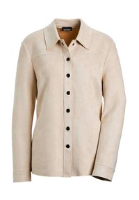 Imitatieleren jas - beige