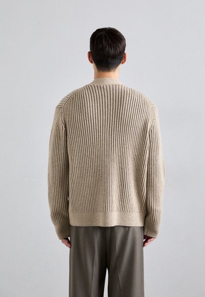 J.LINDEBERG TWIN PLATED CARDIGAN - Casaco de malha - tiger brown