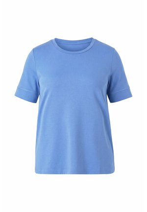 Ulla Popken, T-Shirt basic - pale blue