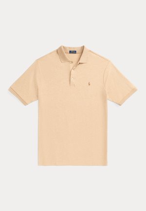 SOFT COTTON POLO SHIRT - Polo - classic camel heather