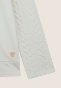 Freddy GIROCOLLO IN  CON MANICHE A TRECCE - Sudadera - white sand