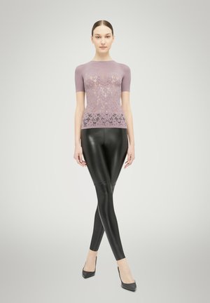 Wolford FLOWER LACE - Top - arctic dust