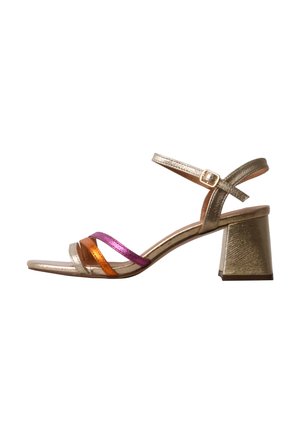 Poti Pati, SANDALES À TALON POTI PATI - Riemensandalette - rose gold-coloured