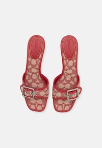 COACH MARGOT SIGNATURE  - Heeled mules - ruby