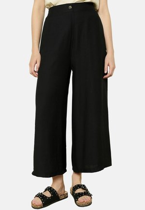 LolaLiza WIDE-LEG FLOWY - Hlače - black