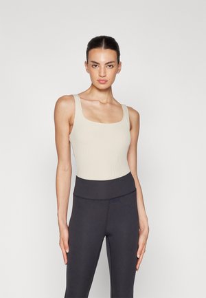 PENNY SQUARE NECK BODYSUIT - Body - cream