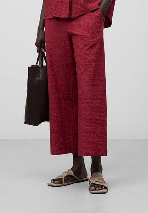 Stoffhose - bordeaux