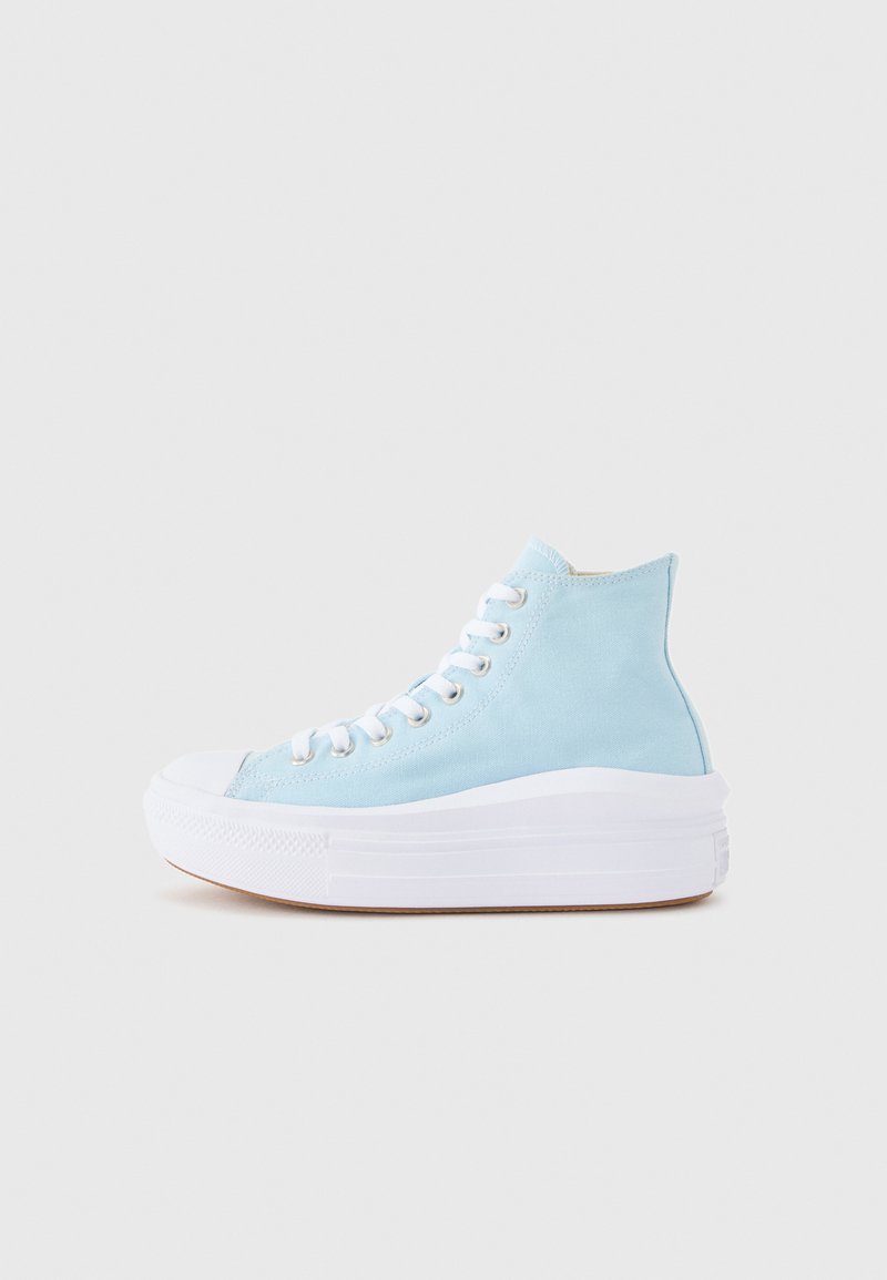 Converse CHUCK TAYLOR ALL STAR MOVE - Sneaker high - clear skies/white ...
