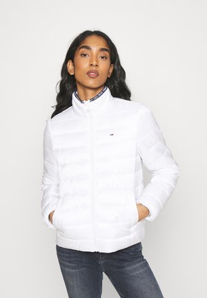 QUILTED ZIP THROUGH - Veste mi-saison - white