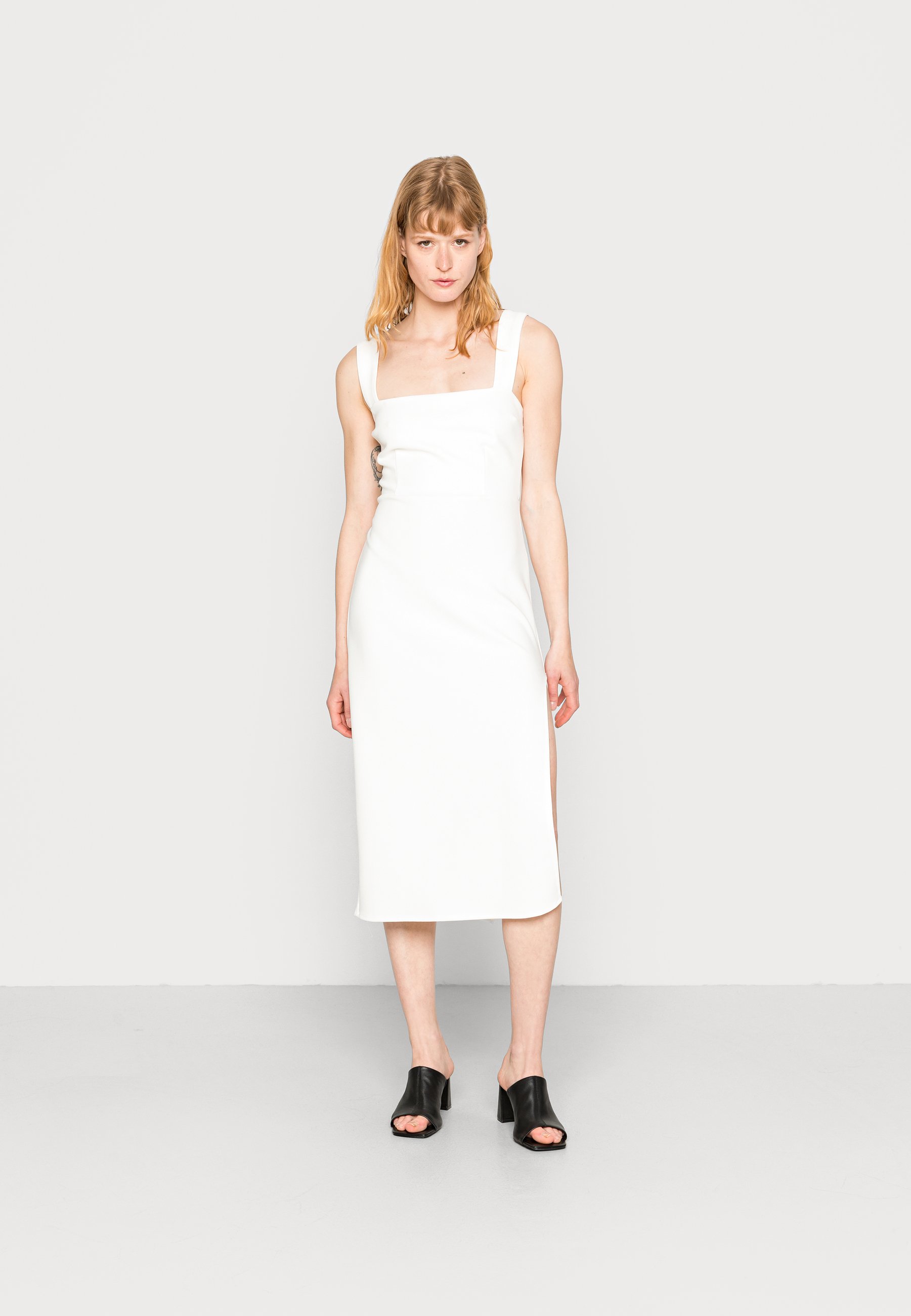 fit and flare black dress Mini What Is Semi Formal BD-promo-exclusions Color:White Heather