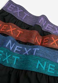 Next 4-PACK - Široke boksarice - black marl waistband