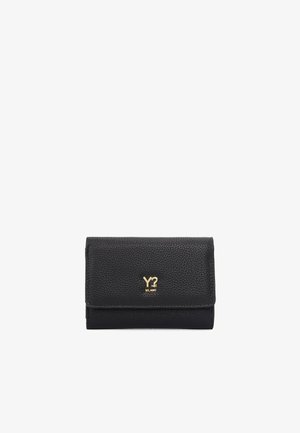 Y Not?, YNOT? HARMONY PORTAFOGLIO DONNA CON BOTTONE - Portafoglio - black