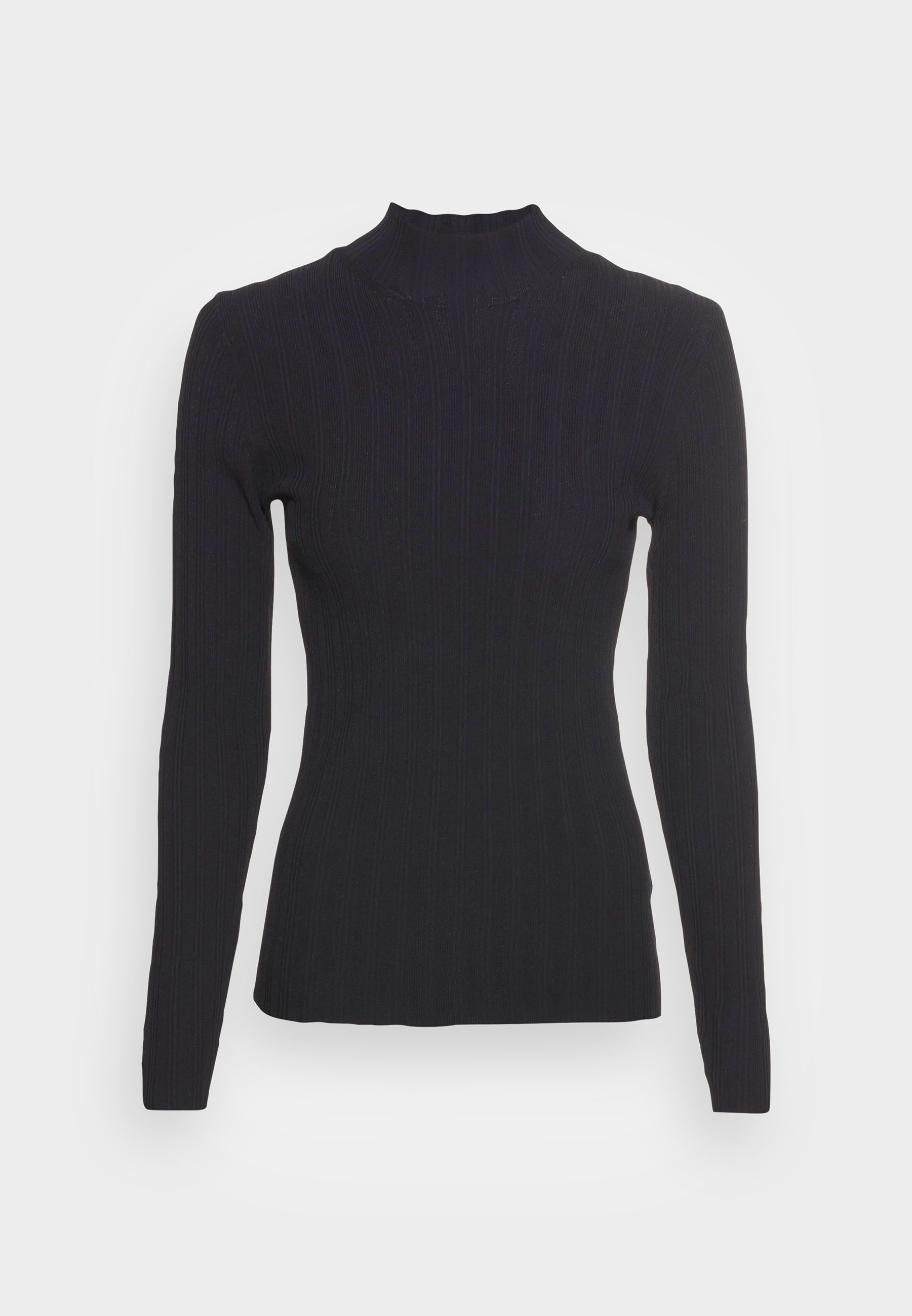Mine to Five Tom Tailor Mock Neck Jumper Obsidian, Women's, Size: 14, Black