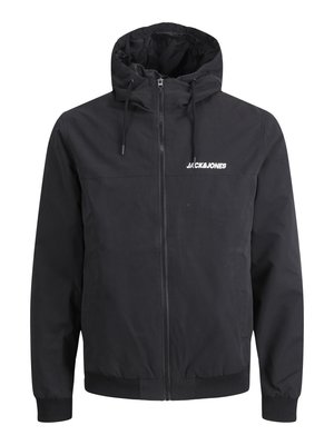 Jack & Jones JJERUSH BLOCKING HOOD - Lichte jas - black