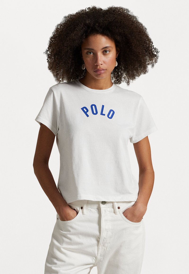 Polo Ralph Lauren - SHORT SLEEVE - T-shirts med print - white, Forstørre