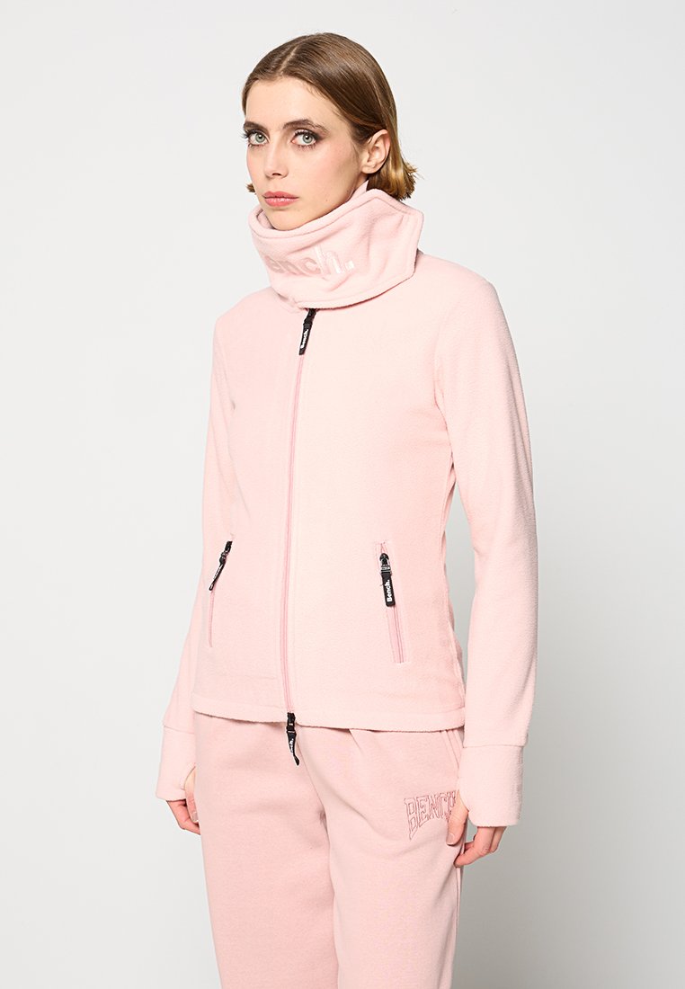 Bench Fleecejas donkerroze