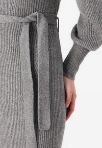 VILA VITULLE MIDI - Abito in maglia - medium grey