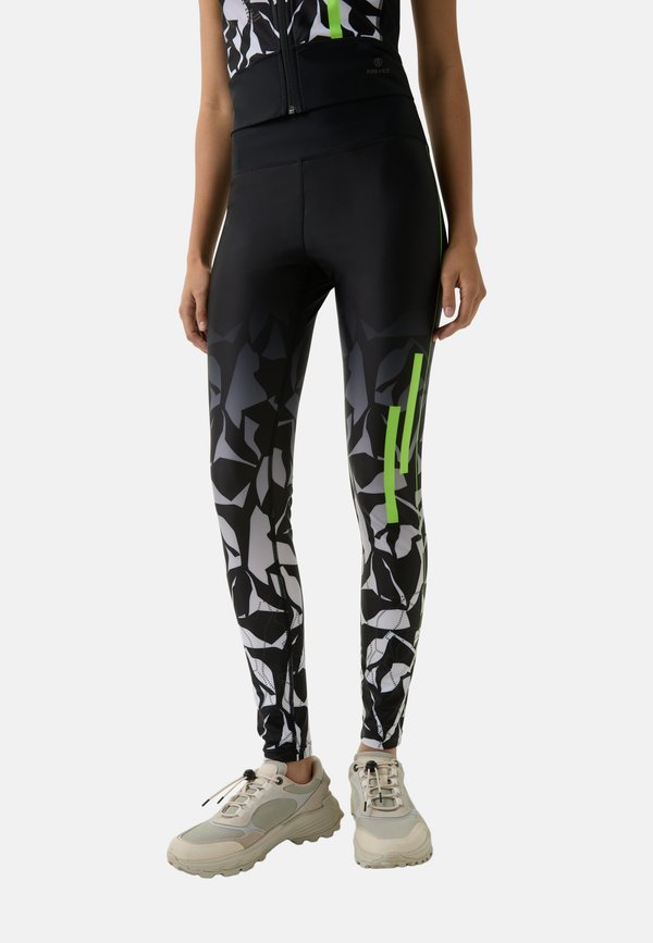 CHERIEN - Tights - schwarz grau