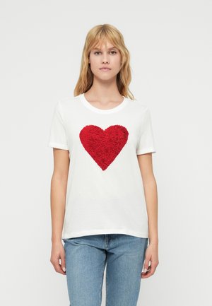 ONLKITA LIFE TULL BOX  - T-shirt imprimé - cloud dancer