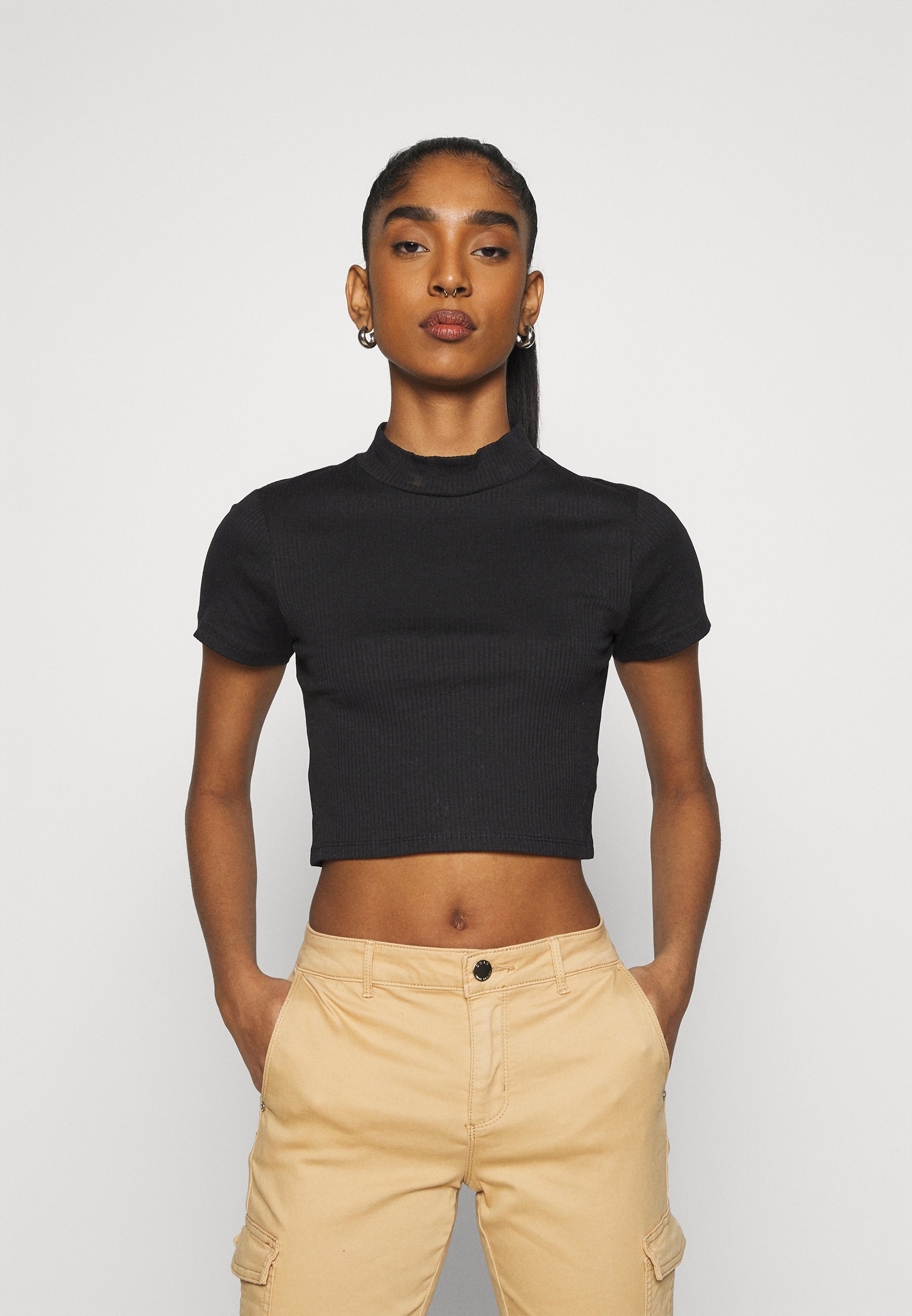monki cropped shirt