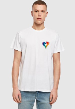 PRIDE SPLASH - T-shirts print - white