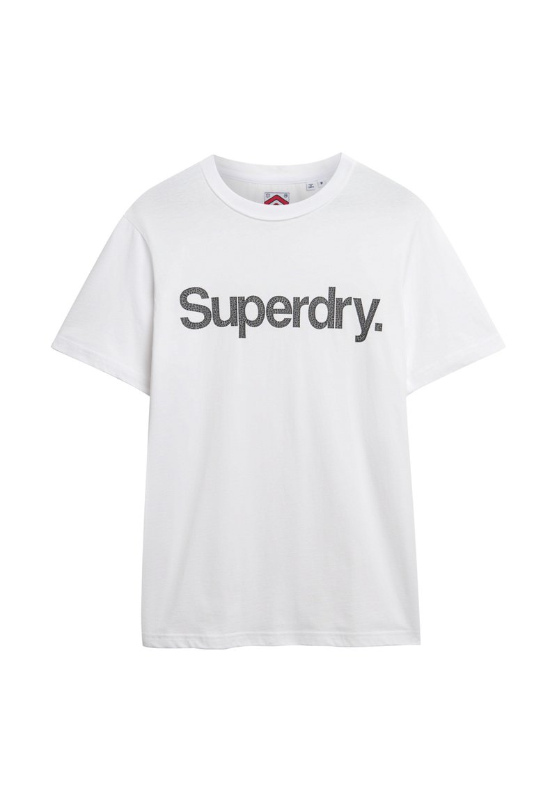 Superdry & Co T-shirt print wit denim/whitedenim