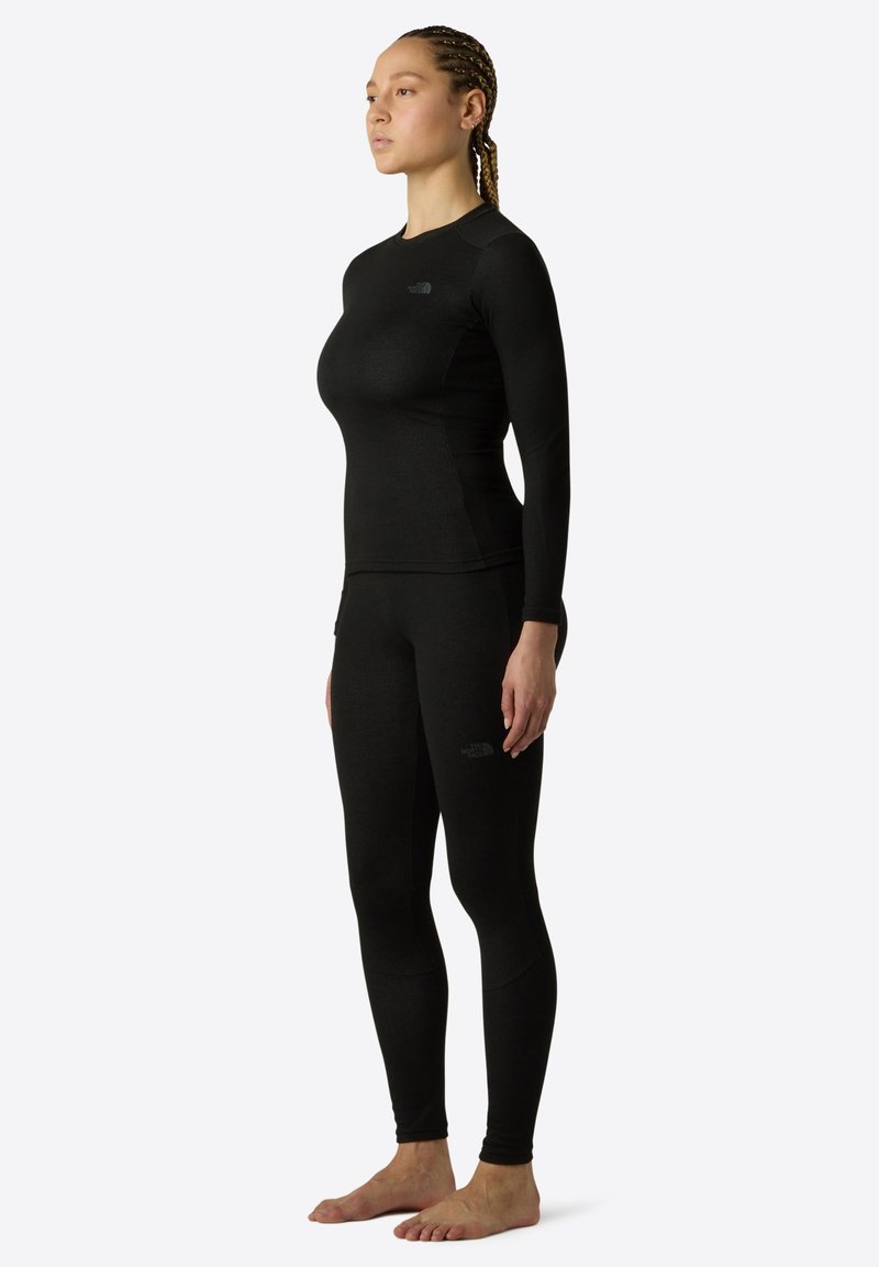 The North Face W EASY L/S CREW NECK - Top s dlouhým rukávem - tnf black