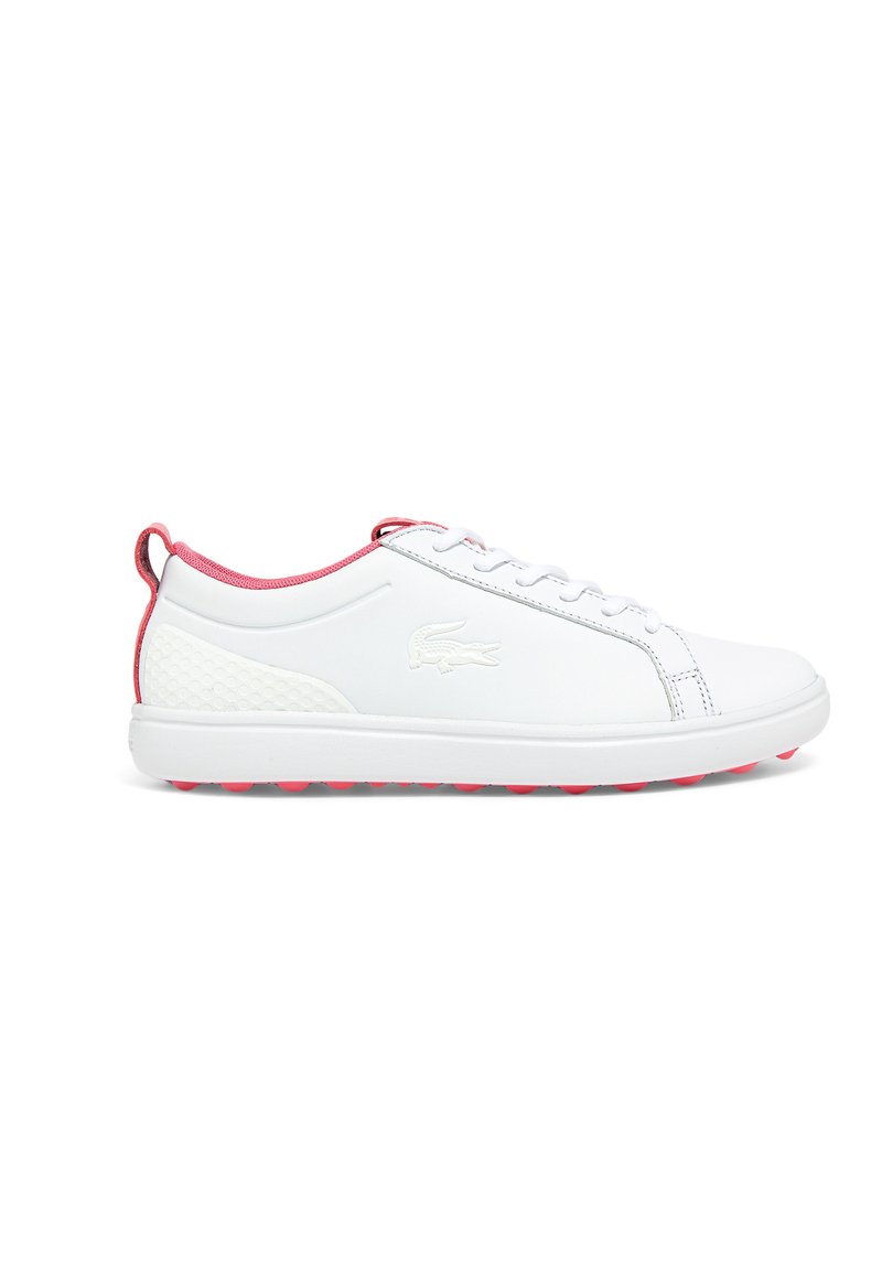 chaussure lacoste blanche et rose