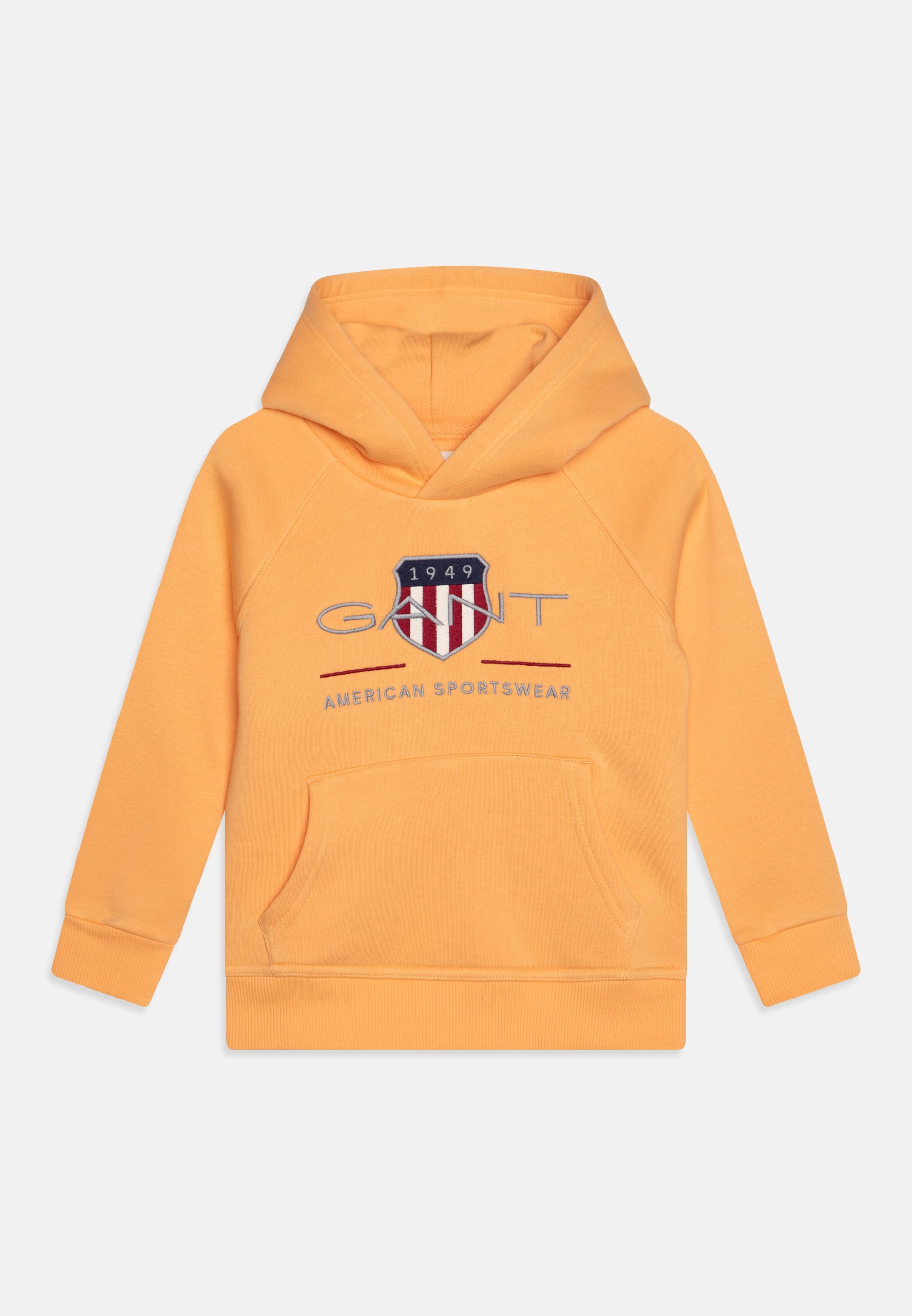 GANT Unisex Kids Shield Hoodie – Bequemer Kapuzenpullover Ohne Kordelzug, Mit Rippenbündchen