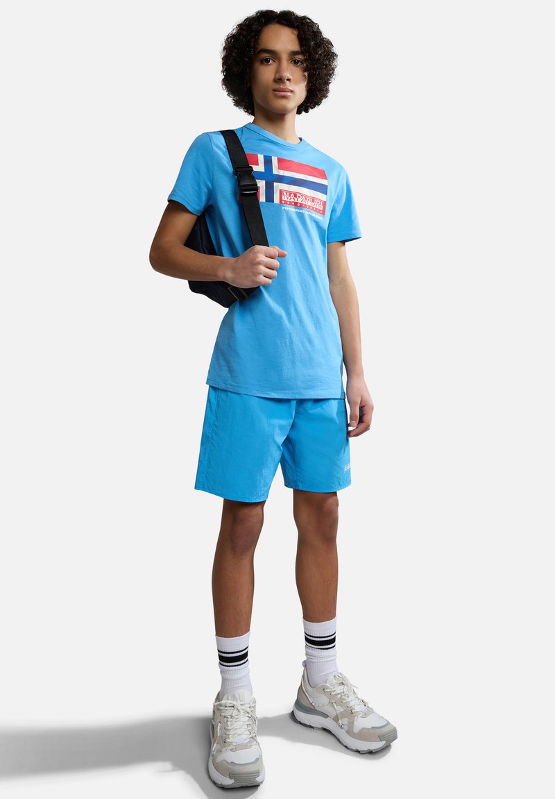 Napapijri Azzurro Cotton Men's T-Shirt