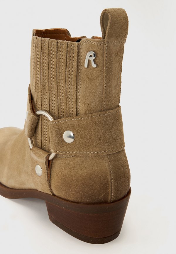 KORA CHELSEA ROCK - Cowboy/biker ankle boot - beige4