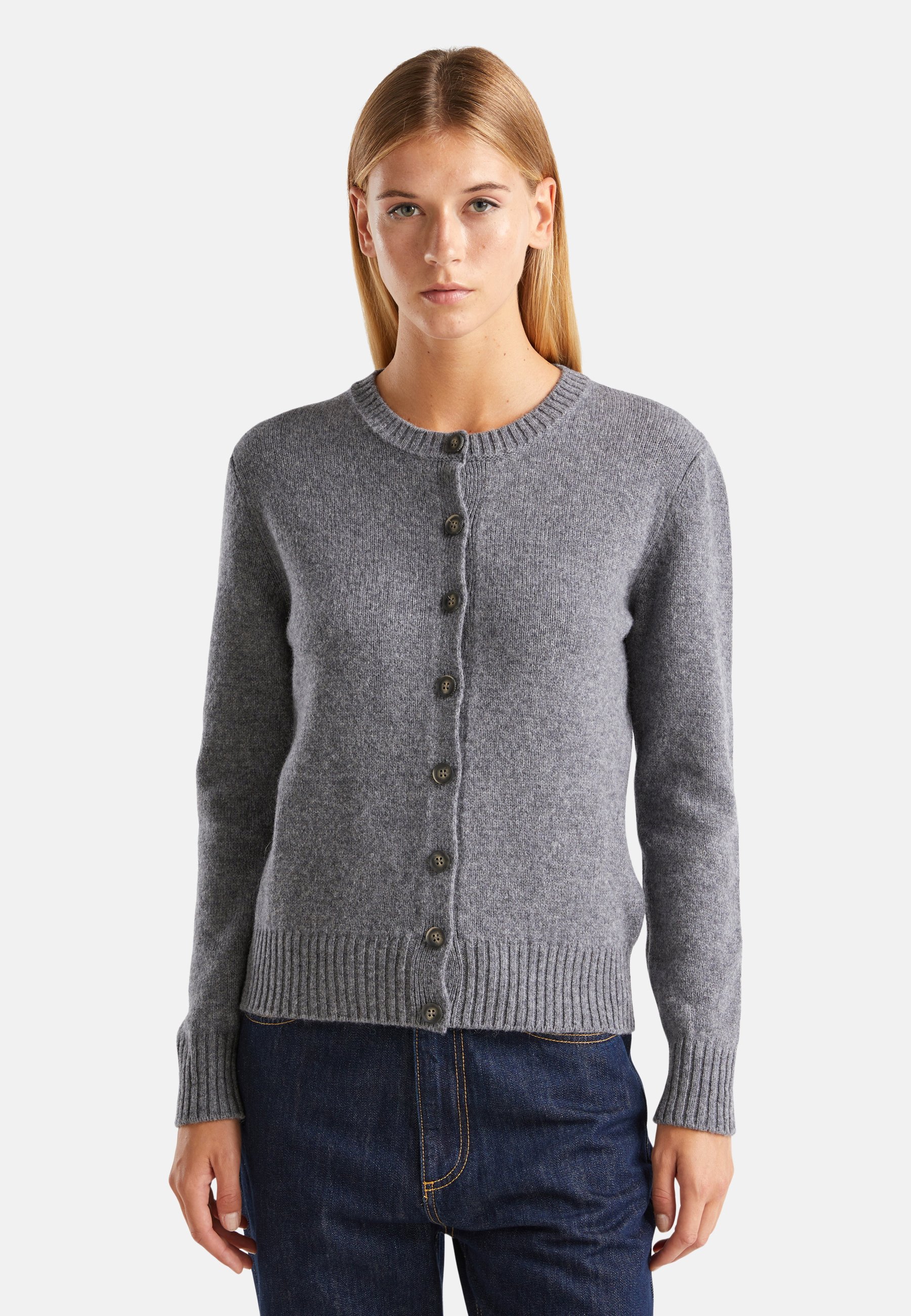 Shetland Maglione A Bottoni Shetland Gilet Bottoni