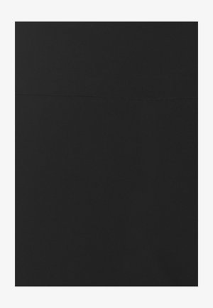 Norma Kamali, PANTALONI PALAZZO ELASTICIZZATI - Pantalon classique - nero